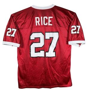 Vintage Rutgers Scarlet Knights Ray Rice #27 Football Jersey Men Large USA Made